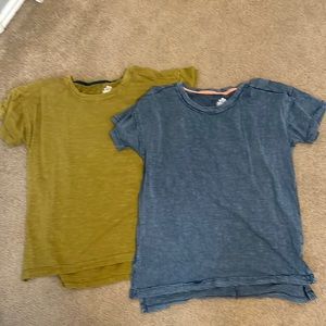 2 ANTHROPOLOGIY shirts PILCRO Small S